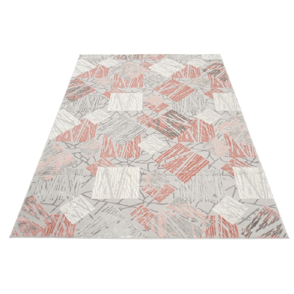 TA Béžovo-ružový koberec Visy Rozmer: 120x170 cm