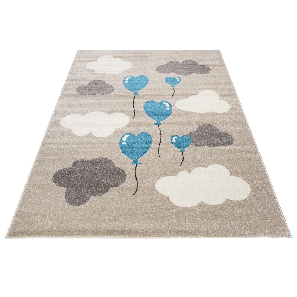 TA Béžový detský koberec Balone Rozmer: 120x170 cm