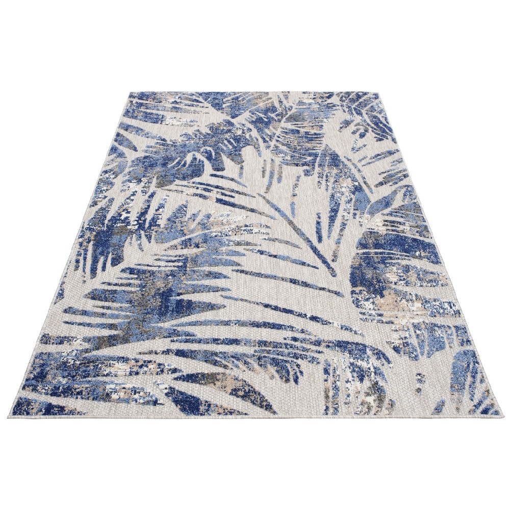 TA Modrý tkaný koberec Frosty Rozmer: 80x150 cm
