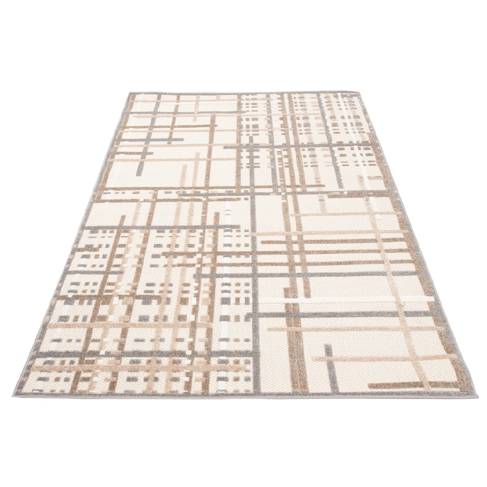 TA Béžový moderný koberec Lincolno Rozmer: 80x150 cm