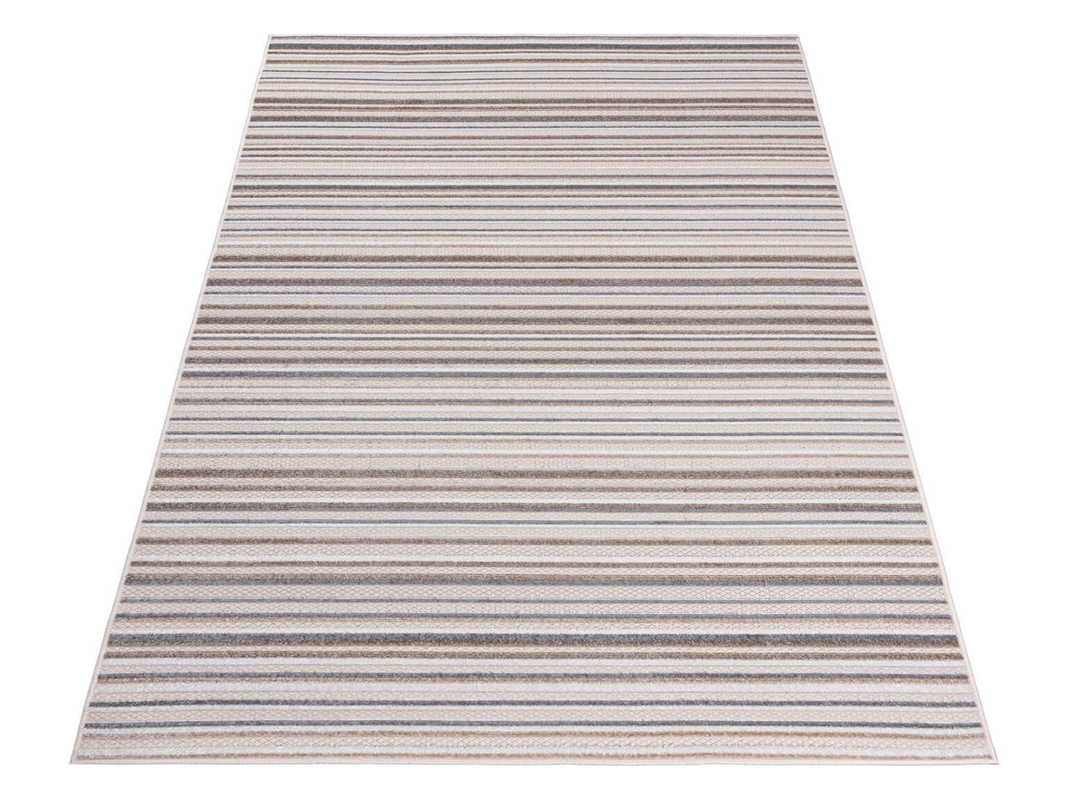 TA Krémový pruhovaný koberec Tropo Rozmer: 80x150 cm
