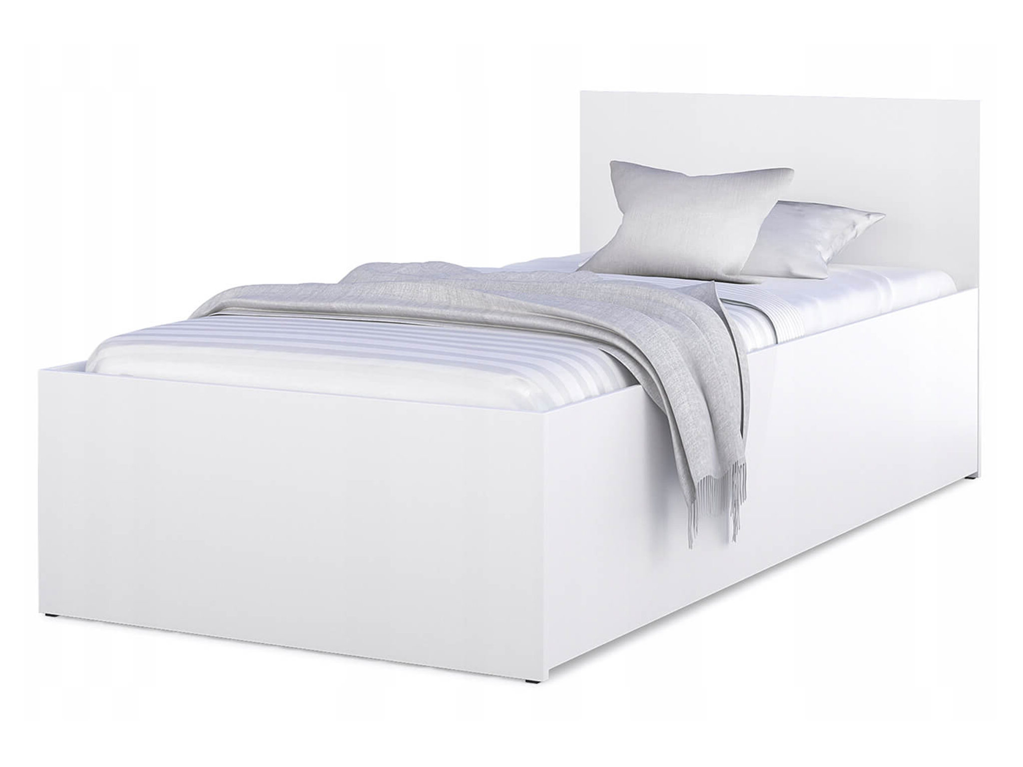GL Jednolôžková posteľ Dorian - biela Rozmer: 200x90