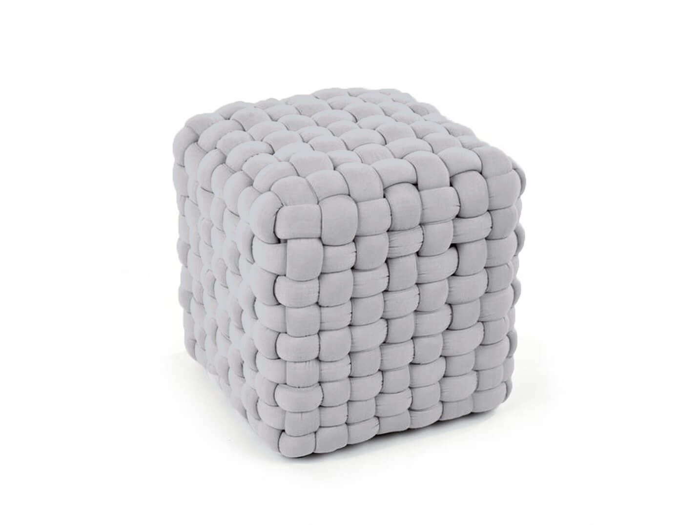 HL Moderný taburet Rubik - sivá