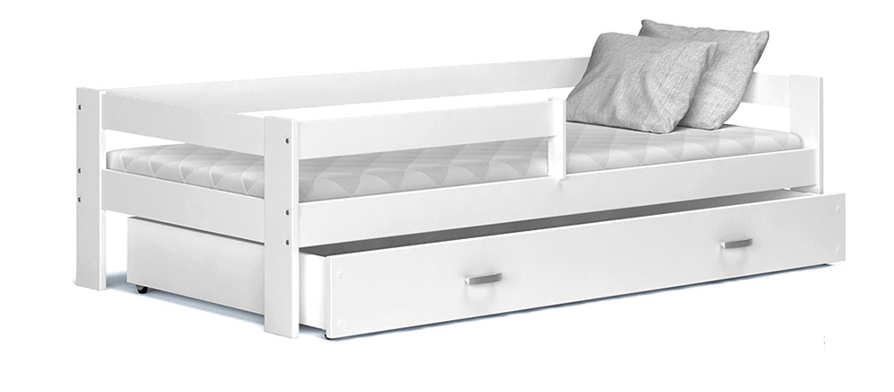 GL Biela detská posteľ Hugo Rozmer: 160x80