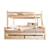 Drevená poschodová posteľ Petra 6 - pohľad spredu