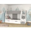 Multifunkčná poschodová posteľ Marko