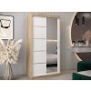 Skriňa Alyxia II 100/120 - dub sonoma/biela