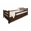 Detská posteľ so zábranou 90x200 Maurícius - orech