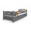 Detská posteľ so zábranou 90x200 Maurícius - antracit