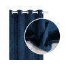 Velúrový záves Velvet modrý 140x250