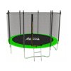 G21 250cm + ochranná sieť trampolína zelená