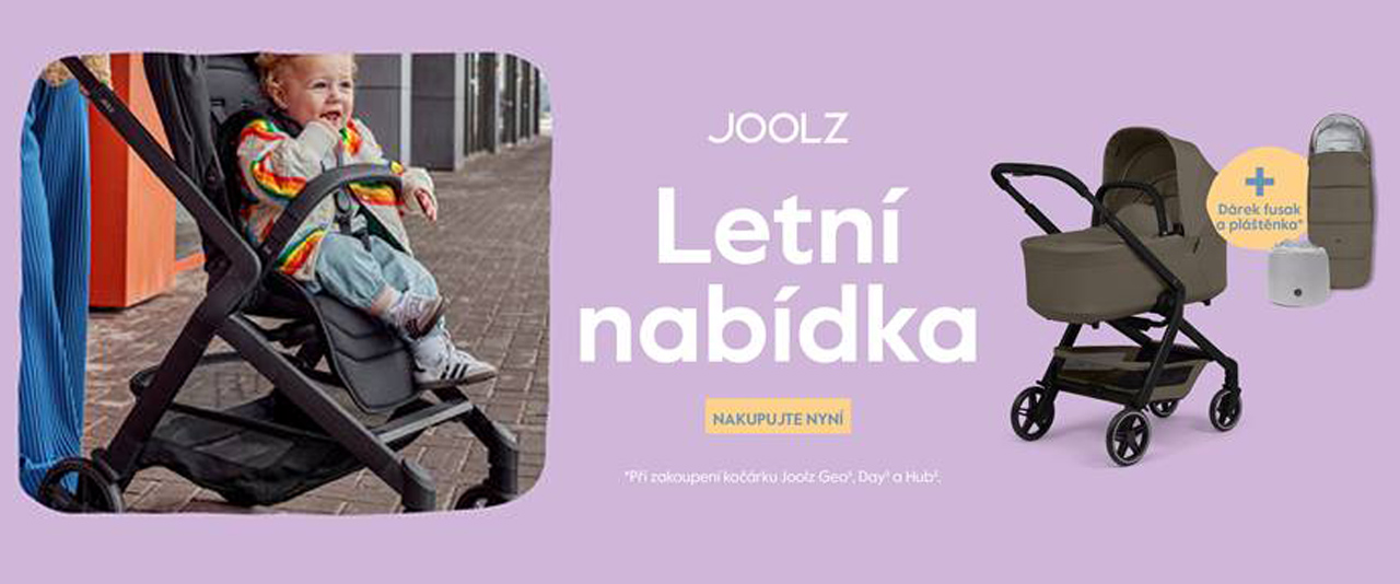 JOOLZ Letní akce Fusak a pláštěnka