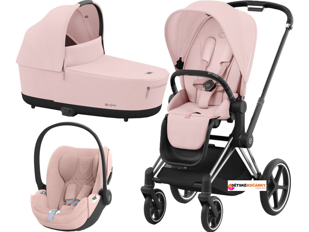 27777 04 chro black peach pink cybex priam comfort 2023 2024