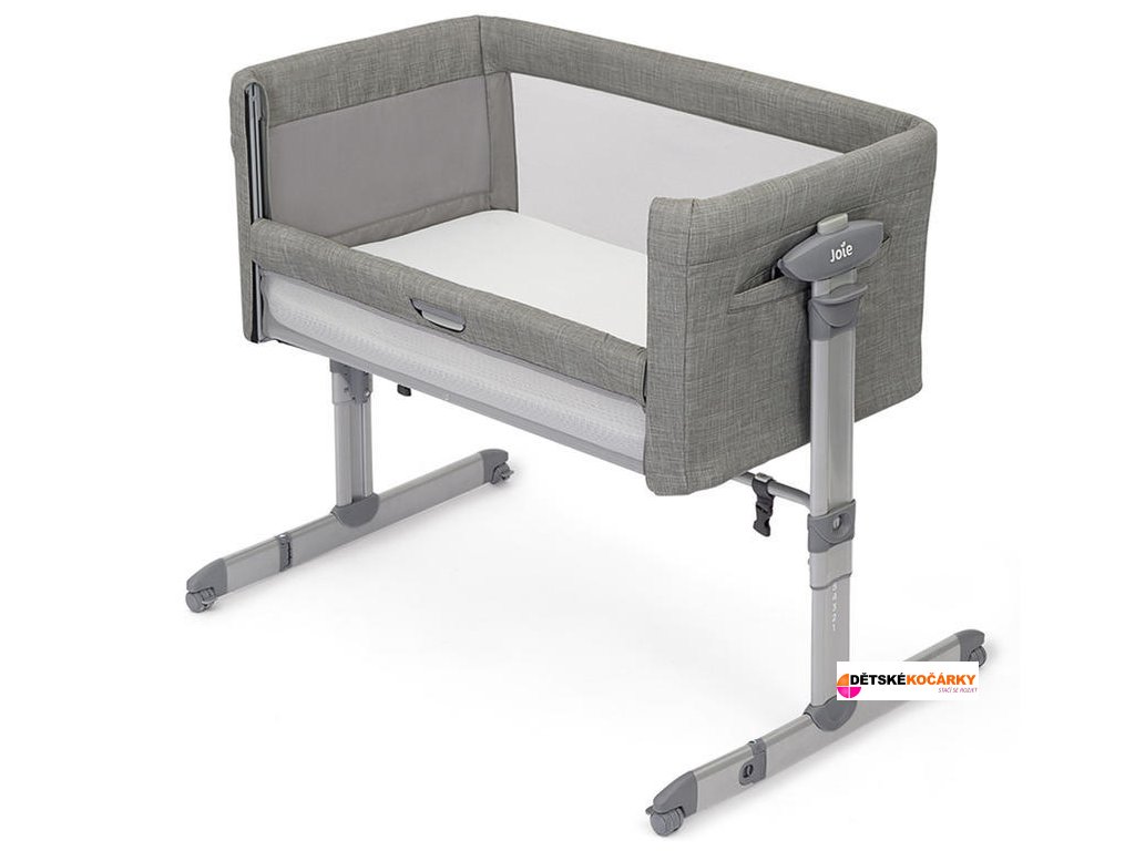 Postýlka JOIE Roomie Glide 2026, foggy gray