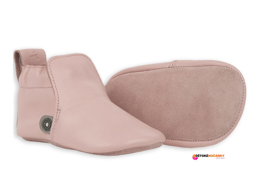 Kožené capáčky LODGER 2025, powder 6 - 9 měsíců