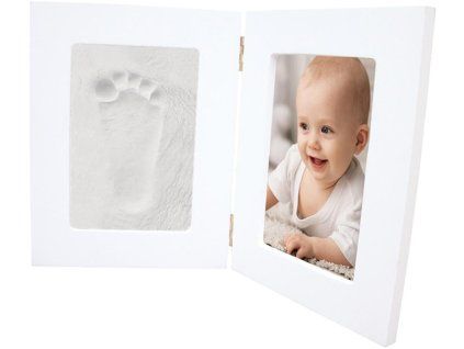 Sada pro otisky HAPPY HANDS Double frame White