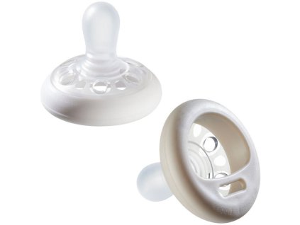 Šidítko silikon TOMMEE TIPPEE Breast-like Natural 0-6m, 2ks 2025