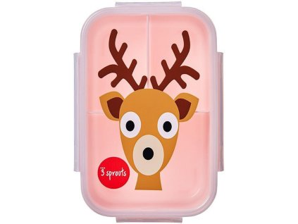 Krabička na jídlo 3 SPROUTS Bento 2025, deer pink