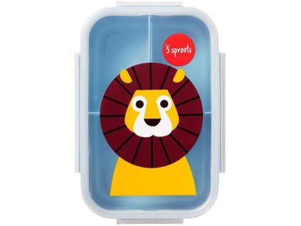 Krabička na jídlo 3 SPROUTS Bento 2025, lion blue