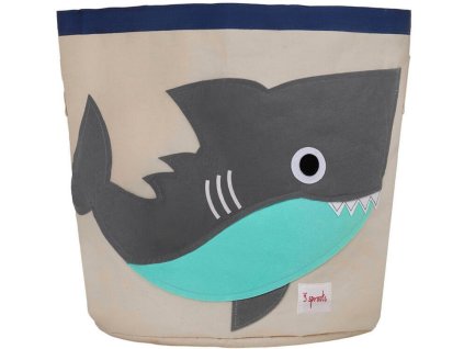 Koš na hračky 3 SPROUTS 2025, shark grey