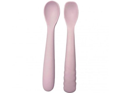 Silikonové lžičky BO JUNGLE B-Spoon Shape 2ks 2025, pastel pink