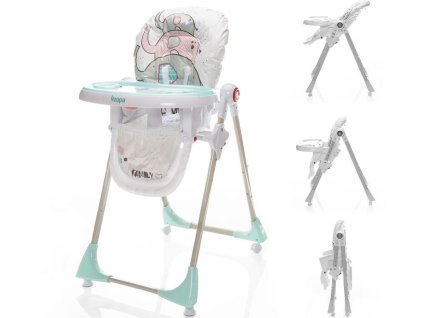 Jídelní židlička ZOPA Monti 2026, elephant herd