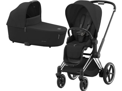 29583 29583 kocarek cybex e priam chrome black seat pack 2024 vcetne korby sepia black