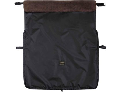 Nepadací deka EMITEX 2025, černá + velvet hnědá