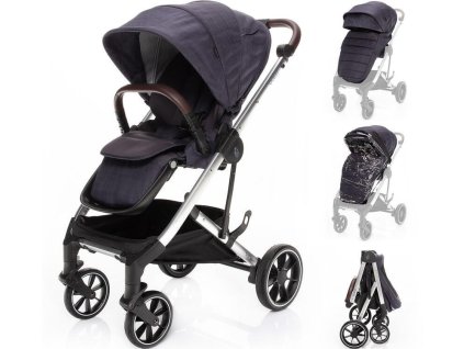Kočárek ZOPA Quest 2025, midnight navy/silver