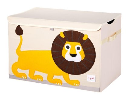 Truhla na hračky 3 SPROUTS 2025, lion yellow