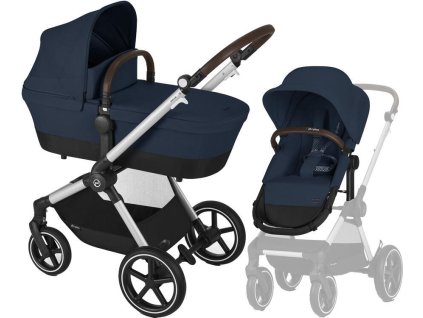 30342 30342 kocarek cybex eos lux 2024 ocean blue silver frame