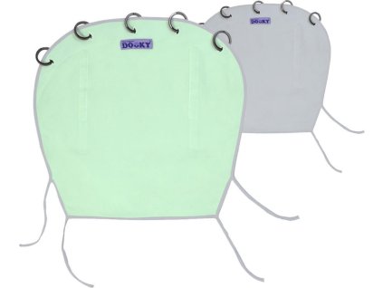 Sluneční clona DOOKY Reversible 2025, mint/grey