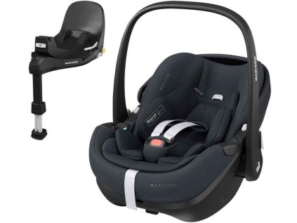 Autosedačka MAXI-COSI Pebble 360 Pro 2 2025 včetně základny FamilyFix 360 Pro, essential graphite