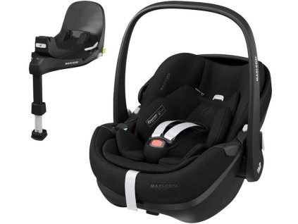 Autosedačka MAXI-COSI Pebble 360 Pro 2 2025 včetně základny FamilyFix 360 Pro, essential black