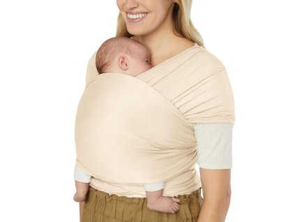 Šátek ERGOBABY Aura Sustainably Sourced Knit Baby Wrap 2026, cream