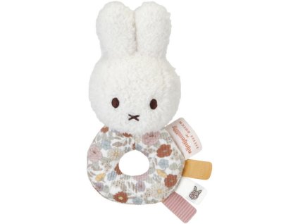 Chrastítko LITTLE DUTCH Králíček Miffy 2024, vintage kytičky