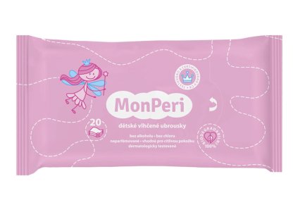 Vlhčené ubrousky MONPERI 2025, 20 ks