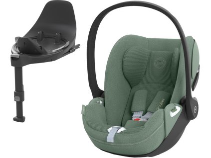 Autosedačka CYBEX Cloud T i-Size Platinum Line 2024 včetně Base T + Letní potah ZDARMA, leaf green PLUS  + Letní potah ZDARMA