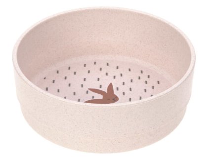 Dětská miska LÄSSIG Bowl Plate PP/Cellulose 2024, little forest rabbit