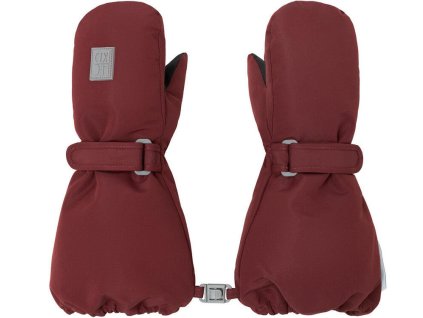 Rukavice LEOKID Color Block 2024, redwood/vel. 2 - 4 roky (vel. 3)