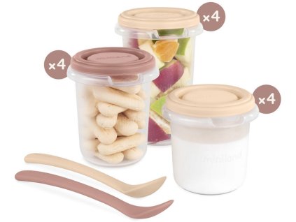 Kelímky na jídlo hermetické MINILAND Valencia 12 ks 2024