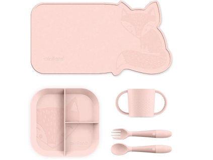 Jídelní sada MINILAND s děleným talířem 5-dílná 2024, candy