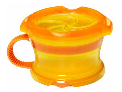 Svačinový hrneček MUNCHKIN Click Lock, oranžový