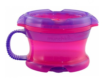 Svačinový hrneček MUNCHKIN Click Lock, růžový