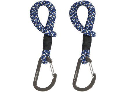Háčky LÄSSIG Casual Stroller Hooks Cord 2025, black/blue/vanilla