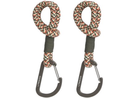 Háčky LÄSSIG Casual Stroller Hooks Cord 2024, olive/red/vanilla