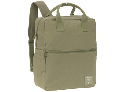 Přebalovací batoh LÄSSIG Green Label Little One & Me Square Backpack Big Gots 2025, olive