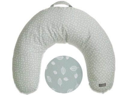 Kojící polštář VINTER & BLOOM Nordic Leaf 2023, mild green