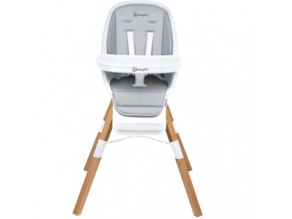 Jídelní židlička BABYGO Carou 360° 2025, white