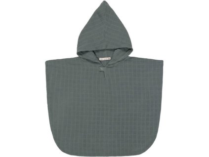 Koupací pončo LÄSSIG Muslin Poncho 2025, petrol green